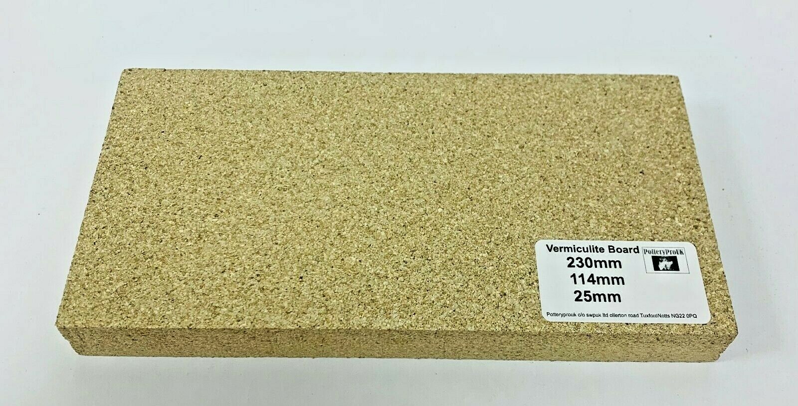 JEWELLERS HEAT PROOF SOLDERING BOARD BLOCK JEWELLERY VERMICULITE 230x114x25mm