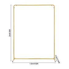 1.5 2 m Wedding Backdrop Stand Rectangle Frame for Ceremony Decorations