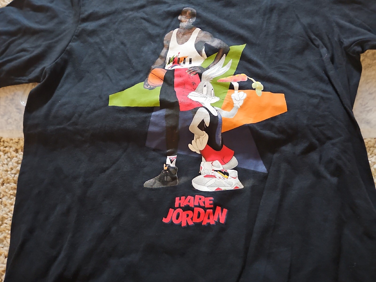 Air Jordan Bugs Bunny Michael Jordan T Shirt Men's L … Gem