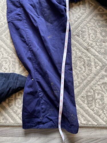 Workrite FR Overall blau schwer entflammbar Arbeitskleidung Full Zip Westex XLG XL