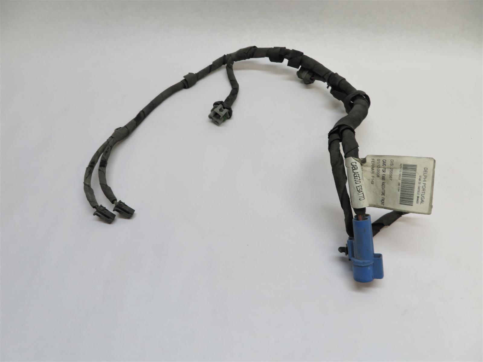 2010 FERRARI CALIFORNIA COOLING FAN BODY WIRING HARNESS OEM DIS 255567 