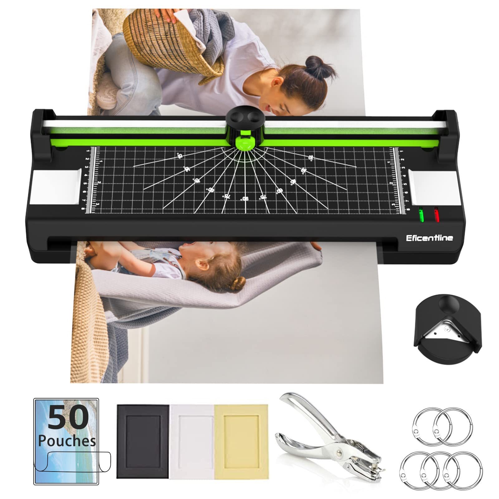 Laminator Machine for A3/A4/A6, Thermal Laminating Machine for Home Office Sc...-image