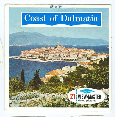 D0199~ The Coast of Dalmatia View-Master Packet C680 E   Excellent