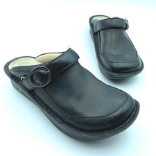 Alegria Seville Women Black Clog Shoe Size 6M Pre Owned