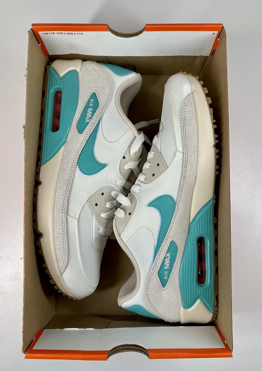 Nike Air Max 90 Golf NRG M22 'Sail Washed Teal' Men's Size Nike Air Max 90 Golf NRG M22 'Sail Washed Teal' Men's Size