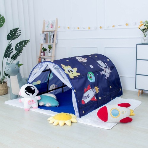 Children Dream Tents Large Space Foldable Tent Bed Sensory Playhouse Kids Gifts - Picture 12 of 19