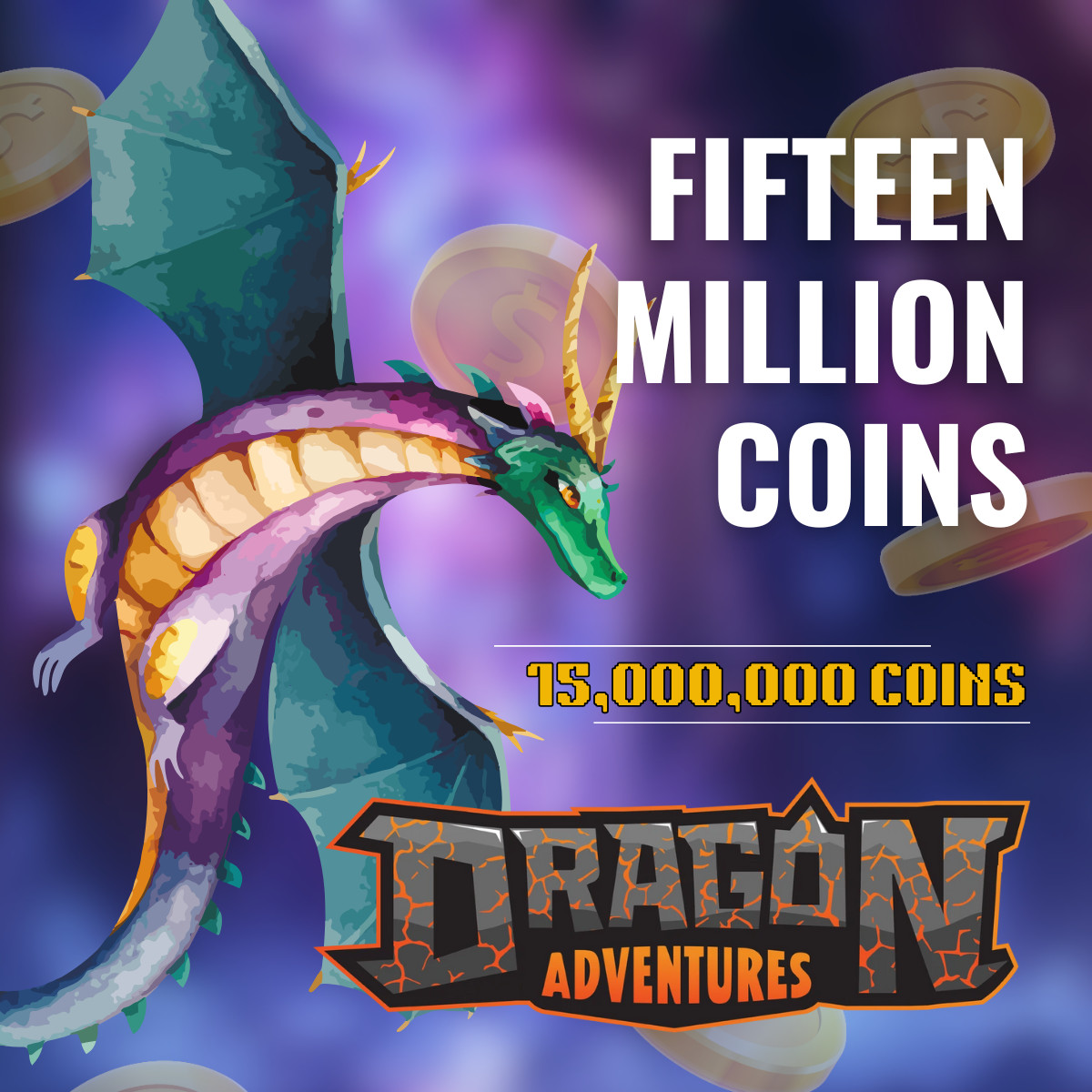 DRAGON ADVENTURES | DA COINS| 1 To 200 MILLION COINS/DRAGONS CHEAP AND FAST - Foto 11