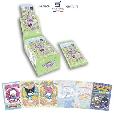 Display Hello Kitty Sanrio Kuromi und Melody 36 Booster ! 108 Karten Sammlung