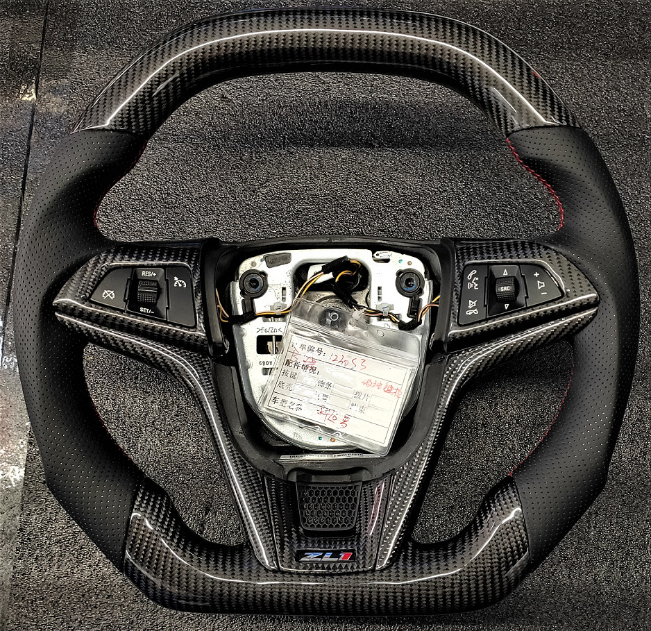 2017 Camaro SS Ferrari Style Real Carbon  Fiber Racing Steering Wheel