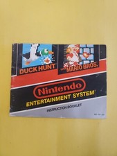 Super Mario Bros. / Duck Hunt Nintendo NES Manual Only  Instruction Booklet