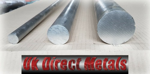 Ali Aluminium imperial round bar 2" 2 1/4" 2 1/2" 6082 many lengths - Picture 2 of 8