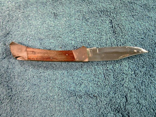 Stainless Pakistan Pocket Knife Lockback 5" One Blade 160-59-37 - Picture 7 of 7