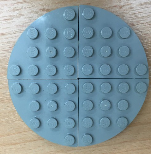 vier Stück LEGO® - Platte Viertelkreis 4x4 #30565 in verschiedenen Farben - Bild 7 von 63