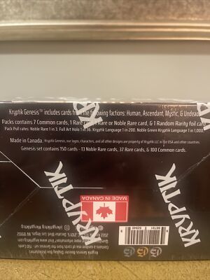 Kryptik TCG - Genesis Kickstarter Wave 1 Booster Box IN HAND, READY TO SHIP | eBay Kryptik TCG - Genesis Kickstarter Wave 1 Booster Box IN HAND, READY TO SHIP | eBay