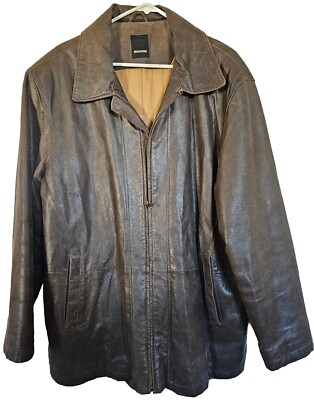Mens Jackets Bill Blass Leather Jacket Vintage 90s Bill Blass