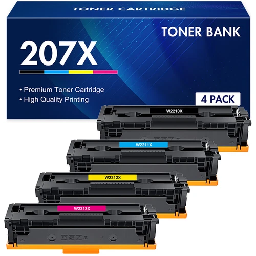 4x XXL Toner Set für HP Color LaserJet Pro MFP M283fdw M283fdn M255dw Ohne Chip