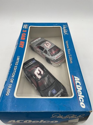 Dale Earnhardt ACDelco 2 Car set Limited Japanese Race Edition Silver & Black - Picture 5 of 9