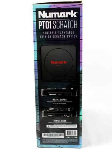 Numark PT01 Scratch Portable DJ Turntable w USB & Built in Scratch-Switch NewOB - Picture 17 of 19