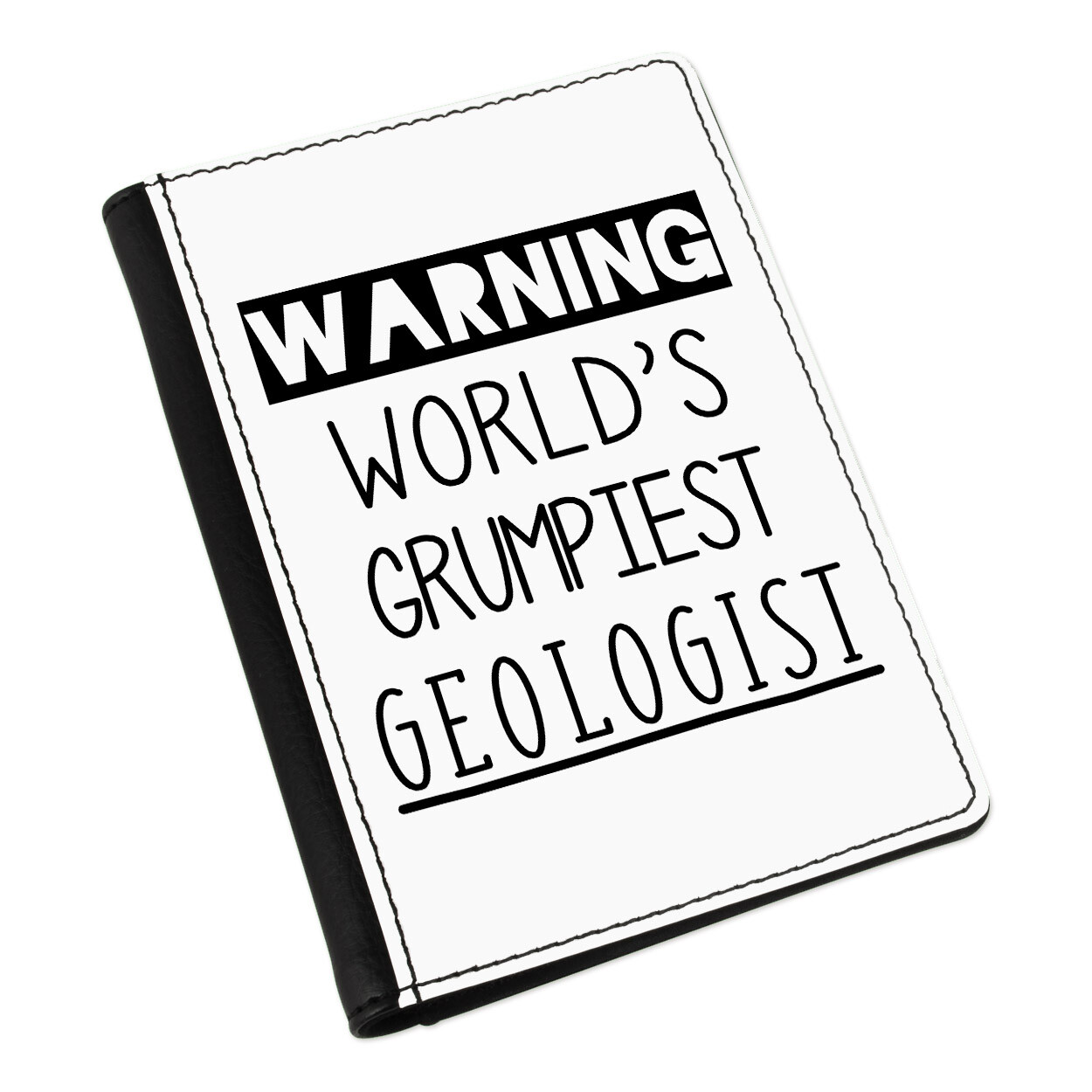 Avvertimento World's Grumpiest Geologo Custodia Passaporto Cover Best Divertente
