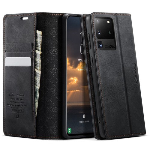 For Samsung S25 Ultra S24 S23 S22+ S21 Leather Wallet Case Flip Card Slots Cover - 第 27/49 張圖片