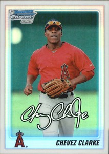 2010-Bowman-Chrome-Draft-Prospects-Refractors-BDPP72-Chevez-Clarke-NM-MT