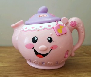 fisher price pink teapot