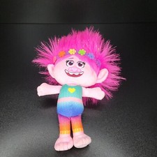 Poppy Troll Plush Dreamworks Pink Movie Stuffed Animal Toy 12  