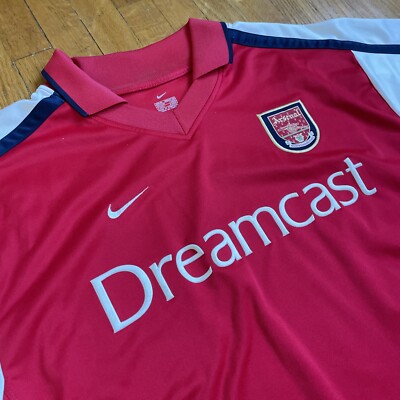 Arsenal 2000/02 Home Football Shirt Mens Nike XL Authentic