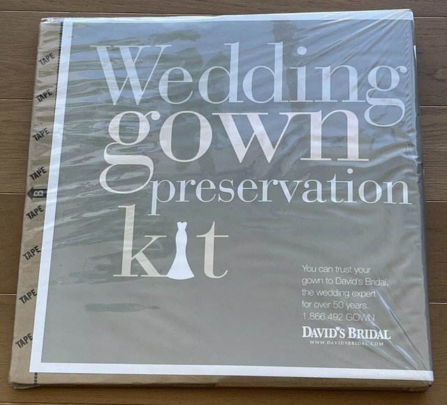 Wedding Gown Preservation Kit Davids Bridal Dress Storage Retail for