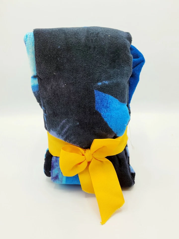 Star Wars "Classic Saga" Hooded Towel Wrap NEW 100% cotton 22" × 51" blue pool - Image 2 of 4