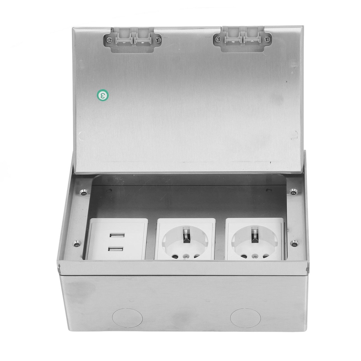 Recessed Weatherproof Electrical Outlet Taymac TayMac White