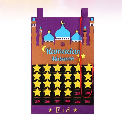 Hängen Fühlte Countdown Hochzeit Countdown Zeichen Ramadan Geschenke Für Kinder - Bild 6 von 11