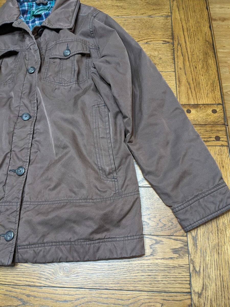 Woolrich Women's BLACKTAIL JACKET  Flannel Lined Dark Roast 2XL Button Up *READ View 2