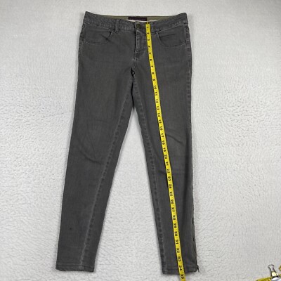 Stella Mccartney Jeans Womens 28 Gray Denim Low Skinny Ankle