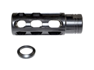 All Steel 5/8x24 TPI Thread Muzzle Brake With Washer | eBay