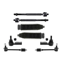 8Pc Inner & Outer Tie Rod Ends Sway Bar Link Bellow Boots for Tacoma 2005-2015