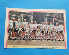 SQUADRA CICLISMO BIANCHI 1959 VAN WYNSBERGHE CNOCKAERT CATALANO RONCHINI CIAMPI
