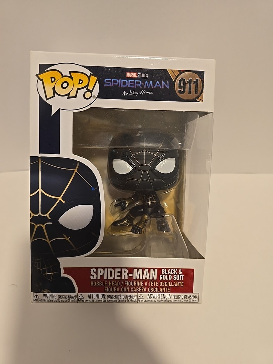 Funko Pop! Spider-Man No Way Home 911 Black and Gold Suit! Marvel