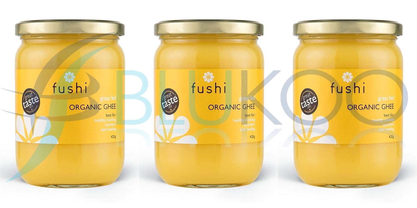 Fushi Grass Fed Organic Ghee 420g (Pack of 3) eBay