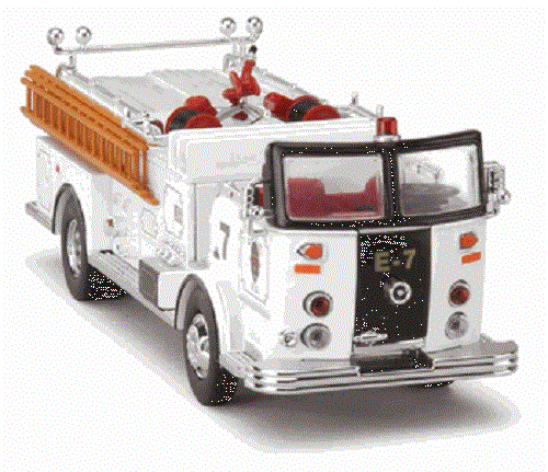 Code 3 12256 " di Capo Edizione #7 Corona Parata Pumper " 1/64 Scala Die Cast - Foto 2 di 2
