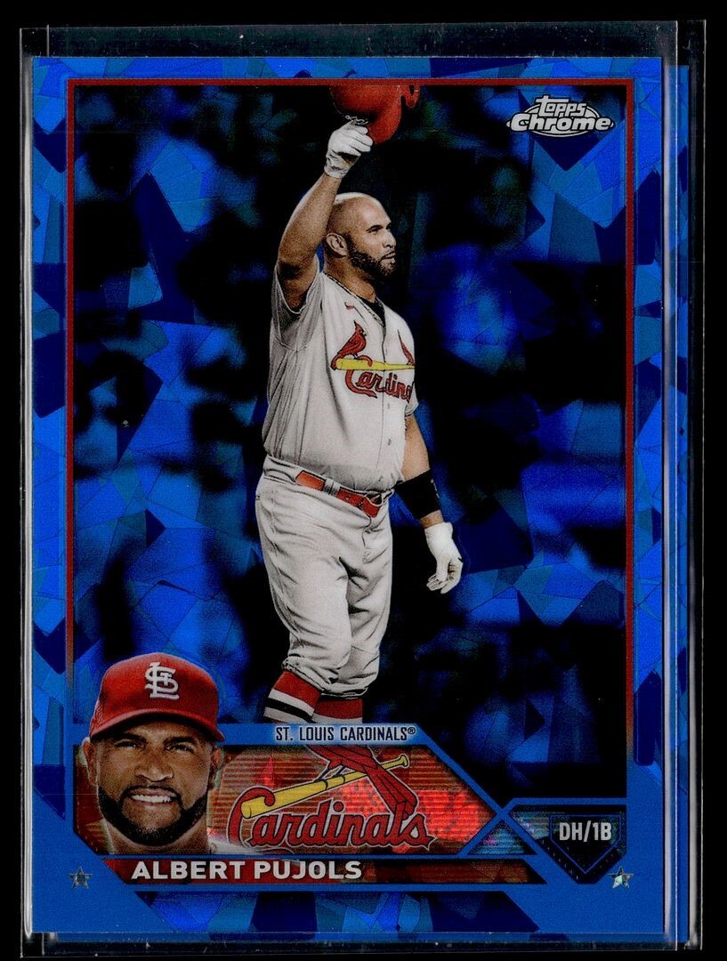 2023 TOPPS CHROME SAPPHIRE 5 Albert Pujols - St. Louis Cardinals