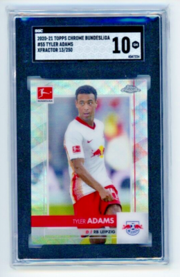 2020-21 Topps Chrome Bundesliga #55 Tyler Adama Xfractor 13/250