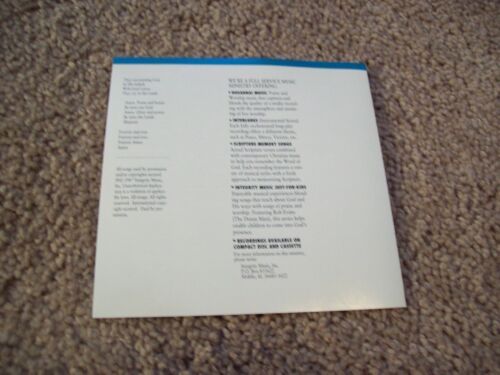 Hosanna Worship - Lob und Ehre CD *SELTEN* 1987 Integrity Dan Gardner - Bild 3 von 6