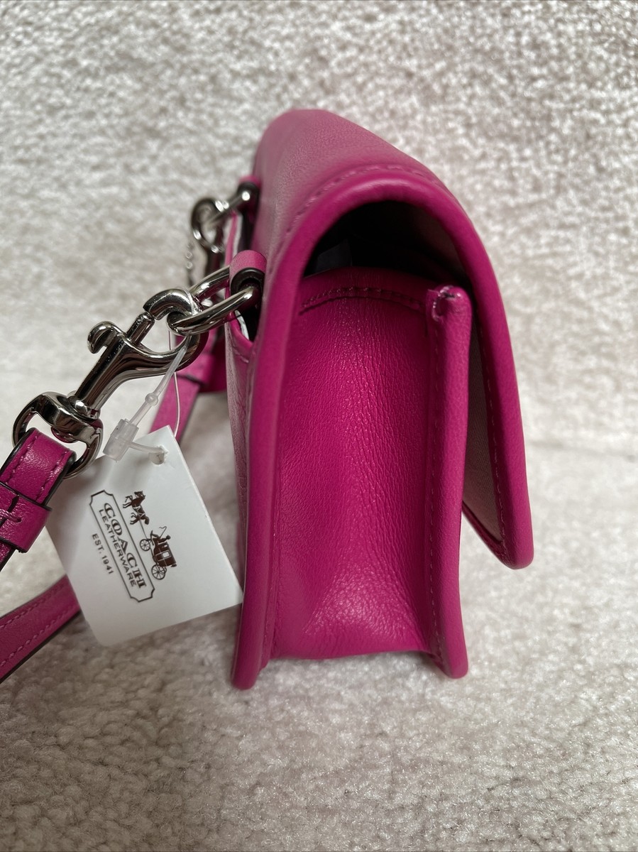 COACH 48005 Crossbody Legacy Mini Handbag Fuchsia Pink NWT | eBay