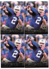 TIM COUCH ROOKIE QUAD 1999 UPPER DECK CENTURY LEGENDS 132 CLE BROWNS KY WILDCATS