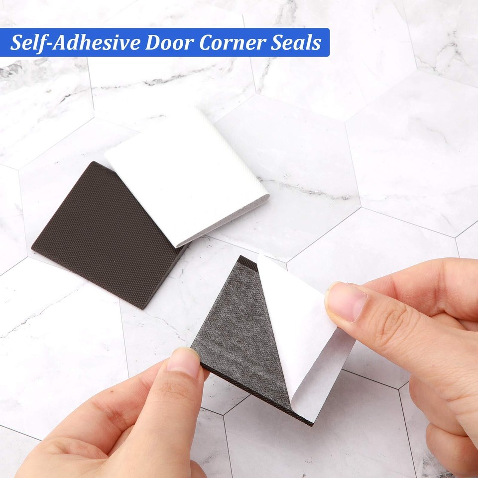 14 Pieces Door Corner Seal Exterior Door Jamb Frame Seal Door Draft