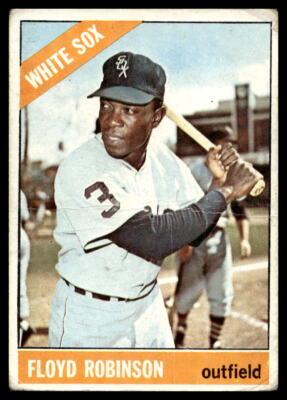 1966 Topps #8 Floyd Robinson Chicago White Sox Low Grade Crease | eBay