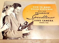 Polaroid Speedliner Land Camera Model 95B Brochure Good Pictures