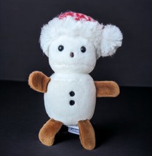 Aurora Land of Lils Snowman Plush 5" Lil Powder Stuffed Animal Christmas Small
