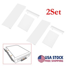 2X Replacement Door Slot Cover Lid Set for Nintendo Wii Console System White US